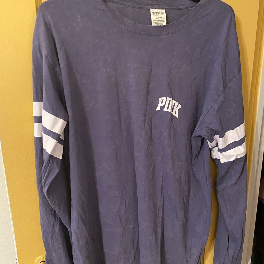 PINK long sleeve campus shirt